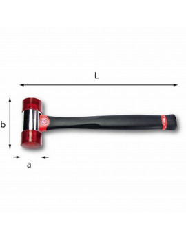 USAG 376 F Mazzuole con manico in graphite 