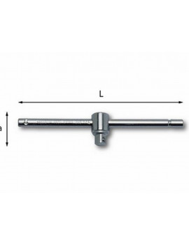 USAG 240 1/2 N - LEVA A T CON ATTACCO QUADRO SCORREVOLE
